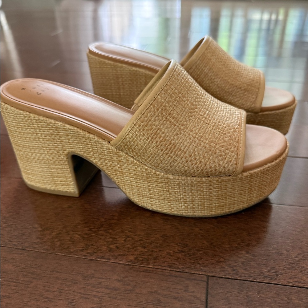 Target Platform Block Heel Mules